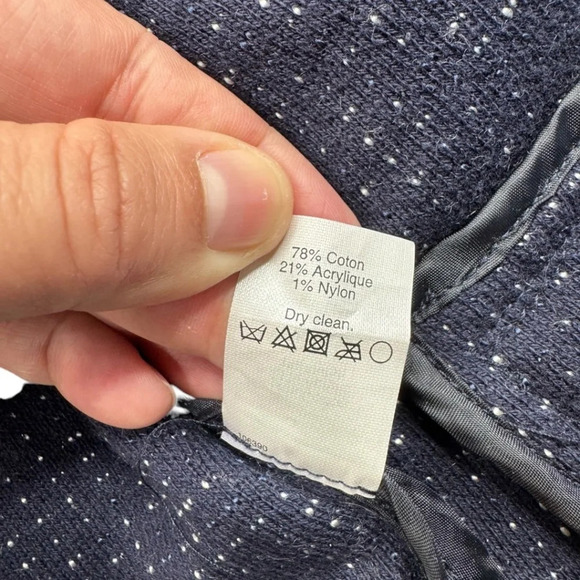 J. Crew Boucle Tweed Zip Peplum Jacket Blazer - Picture 12 of 15